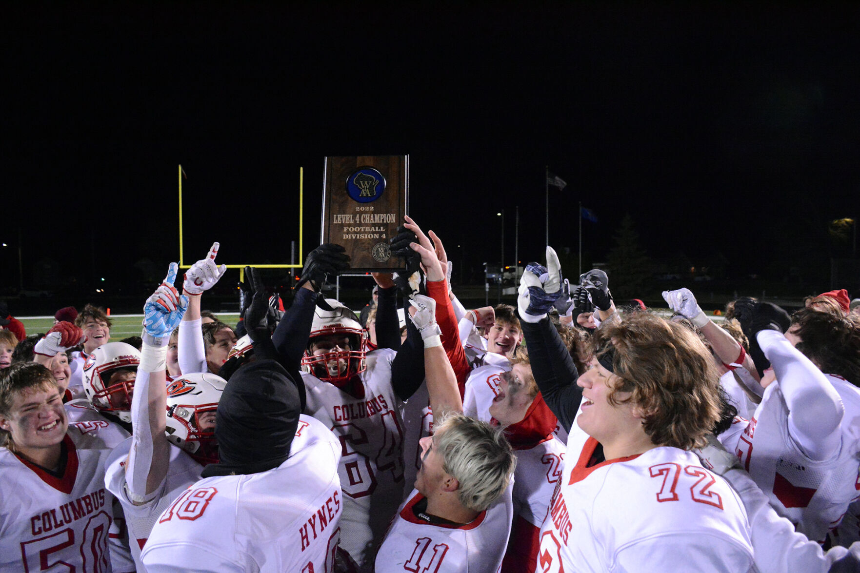 trophy celebration